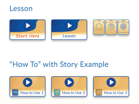 Lesson videos and diagrams in the Big Vision Library Hub